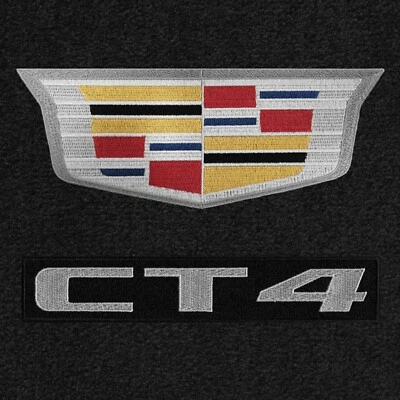 Lloyd Mats Ultimat Cadillac CT4 Double Logo Front Floor Mats (2020-2025) - Image 1 of 4
