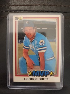 1981 DONRUSS #491 GEORGE BRETT Baseball Card Hall of Famer (72)