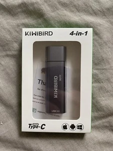 KiWiBiRD USB-C SD Micro SD OTG Card Reader, Type-C to USB 3.0 Female Adapter HUB - Picture 1 of 2