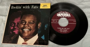 FATS DOMINO 1957 ROCKIN' WITH FATS 45rpm EP-IMPERIAL #EP-152 & CARDBOARD SLEEVE - Foto 1 di 2