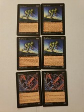 6 Mtg Black Nm/Lp 4x Fetid Horror/ 2x Foul Imp