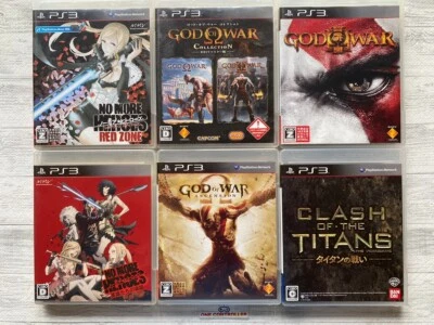 SONY PS3 No More Heroes & God of War &  Clash of the Titans set from Japan - Image 1 of 4