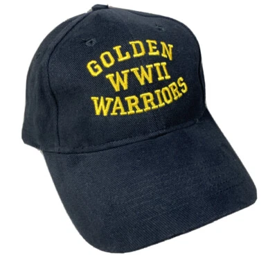 Gorra de béisbol con abrazadera de latón para veterano de la Primera Guerra Mundial dorada de la Segunda Guerra Mundial - Yunque - NUEVA LIMPIA Foto 1 de 3