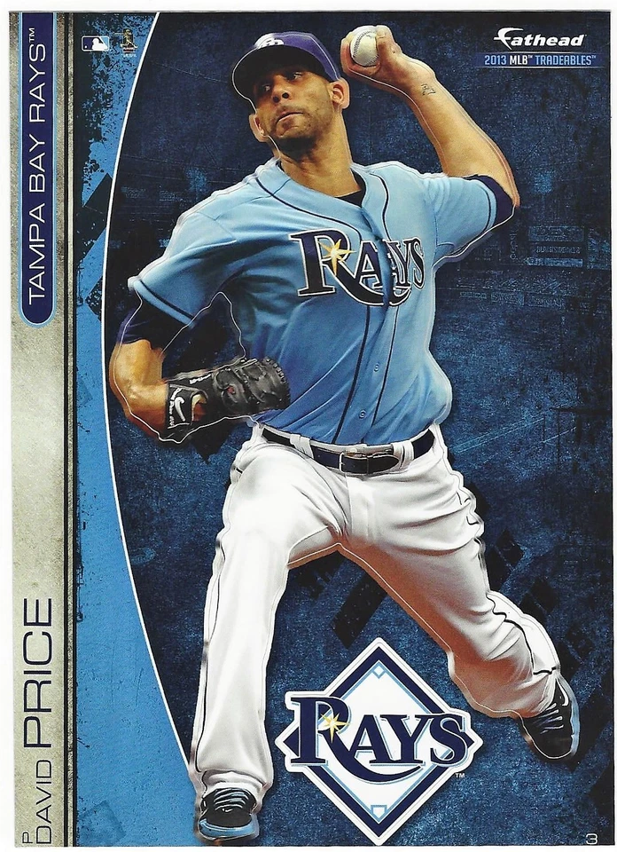DAVID PRICE TAMPA BAY DEVIL RAYS FATHEAD PEGATINA EXTRAÍBLE INTERCAMBIABLE 2013 #3 Foto 1 de 3
