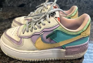 Nike Air Force 1 Shadow Pastel Colors Women’s 6.5 Shoes - Picture 1 of 5