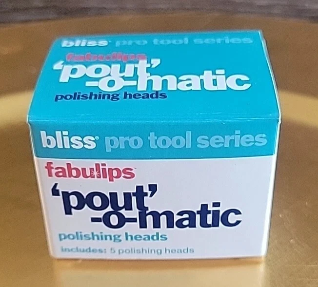 Cabezales de pulido de repuesto para herramientas Bliss, fabulips 'pout'-o-matic - 5 unidades - Nuevo en caja Foto 1 de 1