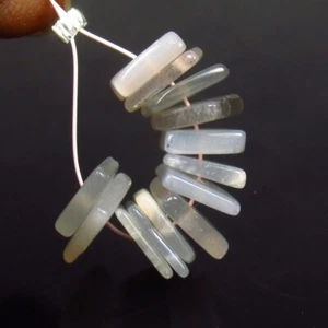 8.42 Ct Natural Asterism Effect Moonstone Square Drilled Beads,India-A1939 - Picture 1 of 2