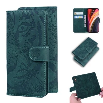 Tiger Pattern Wallet Flip Case For Huawei P Smart P50 Pro P40 P30 P20 Phone Case - Image 1 of 4