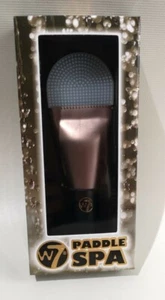 W7 ROUND BLACK & GOLD SPA EXFOLIATING CLEANSING TOOL FOR FACE MASKS #A - Picture 1 of 3