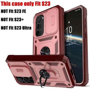 Funda Antigolpes Para Samsung Galaxy S23 6.1", Anillo Magnético Soporte Cubierta Rosa Rojo - Imagen 1 de 16