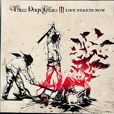 Three Days Grace - Life Starts Now - LP Album Vinyl Record * Near Mint * - Image 1 of 4