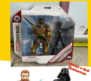 Star Wars TOY BOX Action Figure Set BLACK PANTHER & NAMOR #34 New MARVEL TOYBOX - Picture 1 of 5