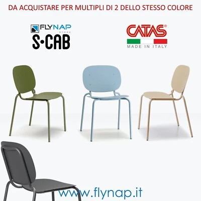 SEDIA CASA BAR CAFFETTERIA BISTROT SI-SI SCAB DESIGN COLORI VARI - Immagine 1 di 4