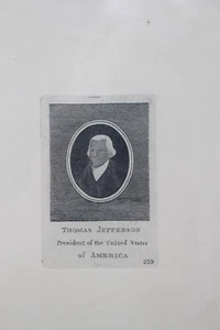 Thomas Jefferson Antique Etching by John Kay 1807 after Gilbert Stuart 239 Frame - Picture 1 of 8