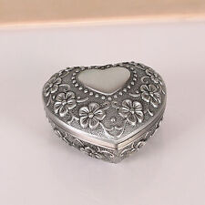 Heart Shaped Jewelry Box Flower Carving Pattern Heart Shaped Jewelry Box Emb