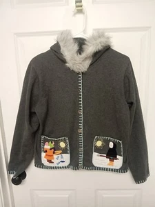 90's Eskimo Alaskan Winter Snap Button Shirt Size Medium SEE MEASUREMENTS - Picture 1 of 13