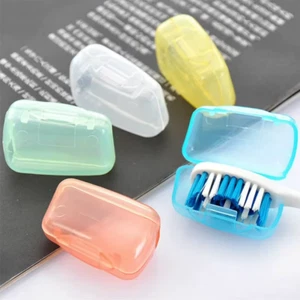 5Pcs/Set Portable Toothbrush Head Cover Caps Tooth Brush Protector Case Holder O - Picture 1 of 8