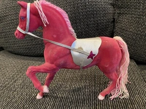 Rainbow Brite Sunriser - Tickled Pink's Flocked Horse - 1983 Mattel RARO - Imagen 1 de 19