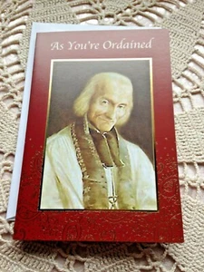 ST VIANNEY "As You're Ordained Card"  CONGRATULALTIONS RELIGIOUS CARD NEW" - Picture 1 of 3