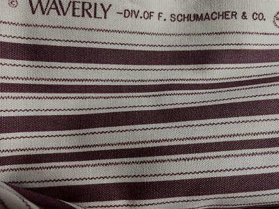 2-2/3 ярда волнистой тикающей ткани в полоску обивка портфолио принты Scotchgard - Изображение 1 из 4