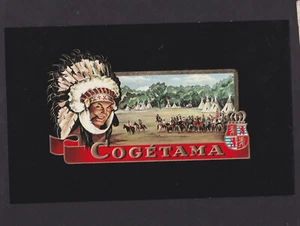 Altes großes Etikett Lytho Zigarre Label BN99972 Cogétama Indianer - Bild 1 von 1