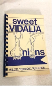 Sweet Vidalia Onions Blue Ribbon Recipes Cookbook Signed 1989 Edition Spiral Ppb - Picture 1 of 11