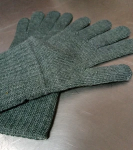 Konvolut Winterhandschuhe Unisex grau mit langem geripptem Handgelenk - Bild 1 von 8