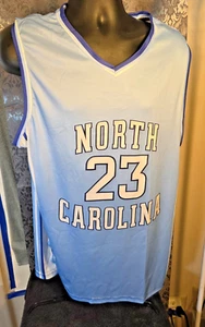 Magestic-Hombre Azul/Blanco NCAA Carolina del Norte #23 Jordan 3d Jersey-Talla XL - Imagen 1 de 5