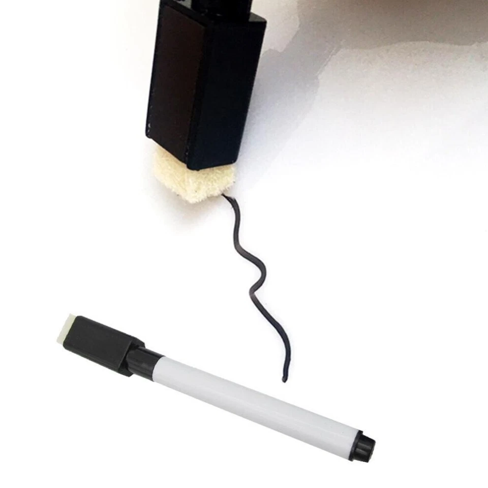 Feutre Marqueur NOIR effaçable Tableau Blanc type Velleda Whiteboard Marker