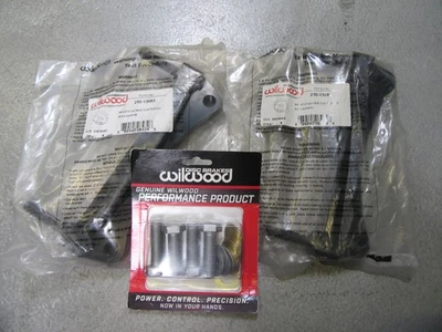 2X Wilwood 250-13683 Front Brake Caliper Brackets + 230-13684 Hardware - Image 1 of 4