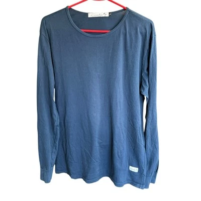 Camisa masculina de luxo casual Kinetix manga longa azul G - Imagem 1 de 4