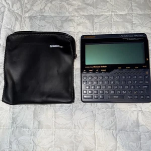 FRANKLIN LANGUAGE MASTER SPEAKING DICTIONARY THESAURUS GRAMMAR LM-6000b TESTED - Picture 1 of 4