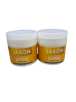 Jason Vitamina E Crema Hidratante 5.000 UI Crema 4 OZ (PAQUETE DE 2) Foto 1 de 2