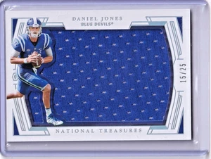 2019 Panini Daniel Jones National Treasures Jersey Patch /25 #49 - Bild 1 von 2