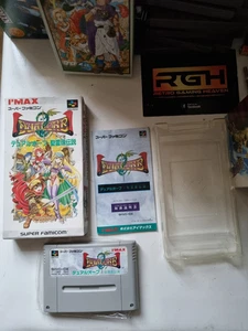 DUAL ORB SUPER FAMICOM NINTENDO JAP SNES GIOCO COMPLETO SALVA GIOCHI BUONO CON - Foto 1 di 11