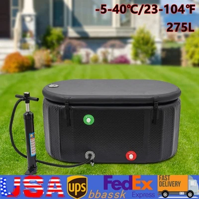 Ice Bath Cold Therapy Plunge Inflatable Ice Bath Tub for Sports Recovery Therapy - Image 1 of 4