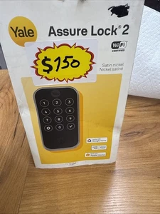 Yale YRD420-WFI-619 Assure Lock 2 pantalla táctil con Wi-Fi níquel satinado - Imagen 1 de 5