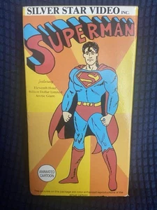 Rare Vintage Superman - Keepers Home Video (VHS, 1989) Classic Cartoon Opened - Picture 1 of 3