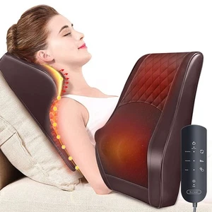 Back Massager Neck Massager with Heat, Shiatsu Massage Pillow for Pain Relief... - Picture 1 of 9