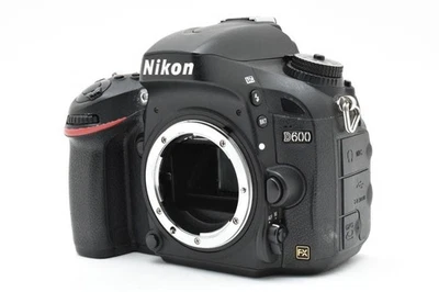 Nikon D600 24.3 MP Digital SLR DSLR Camera Black Body - Image 1 of 4