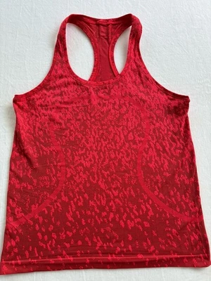 Regata Lululemon Feminina Coral Racerback Academia Atlética Tamanho 12 Grande - Imagem 1 de 4