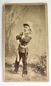 Antike Kabinettkarte Foto Ausweis Williams viktorianischer Schauspieler Kostüm Elmer Winona MN - Bild 1 von 3