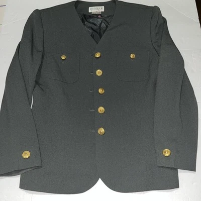 Traje de falda Saville de 2 piezas para mujer en verde oliva "destacado" talla 4 ¡a la venta! Foto 1 de 4