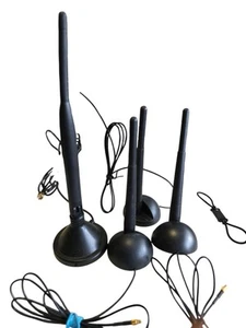 Articulating Antenna With Base Lot Of 4 - Zdjęcie 1 z 8