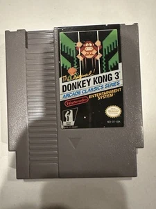 Donkey Kong 3 (1986 Nintendo NES) Game Only - Picture 1 of 2