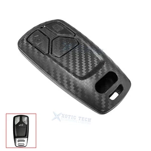 Carbon Fiber Texture Keyless Smart Key Fob Case For Audi A4 A5 S5 Q5 Q7 TT SQ5 - Picture 1 of 8