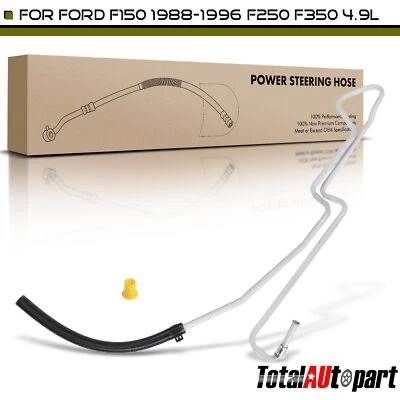 Power Steering Return Line Hose Assembly for Ford F-150 F-250 F-350 88-96 4.9L - Image 1 of 4
