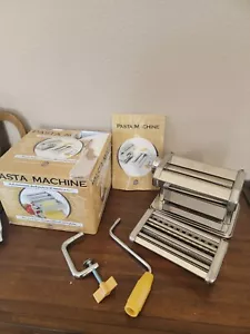Norpro Manual Pasta Machine #1049 3 types of pasta # 1048534 Brand New In Box - Picture 1 of 4