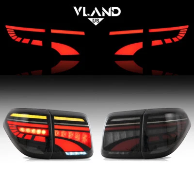 Par de luces traseras LED ahumadas VLAND para Nissan Armada 2017-2020 Patrol (Y62) 12-19 Foto 1 de 4