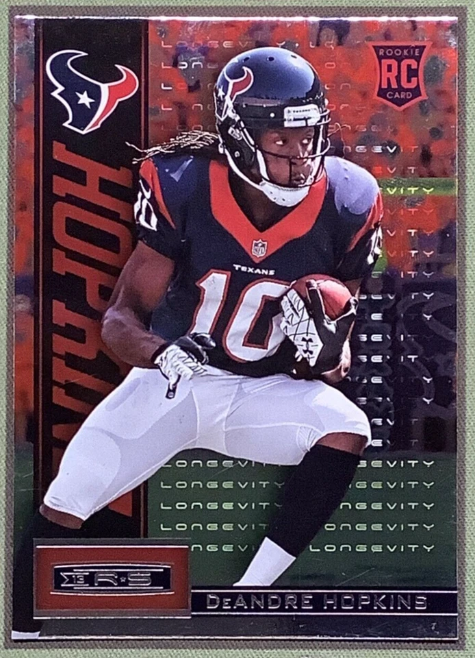 2013 Panini Rookies & Stars Longevity Foil #123 DeAndre Hopkins Rookie - Image 1 of 3